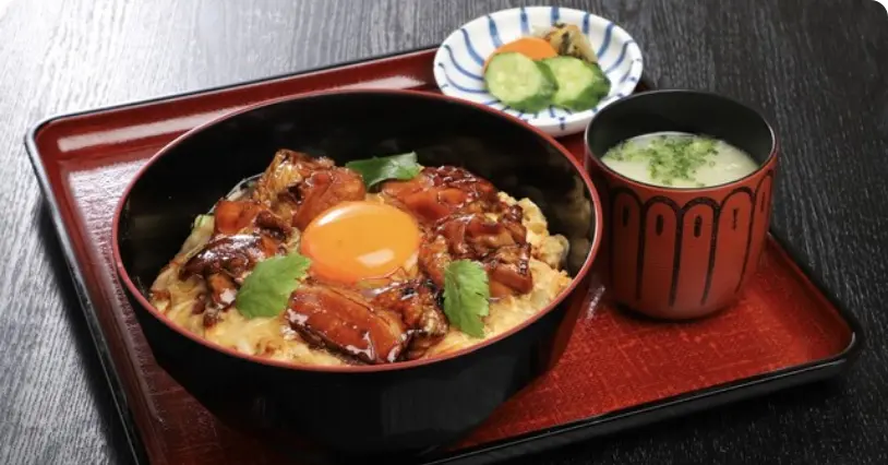 照り焼き玉子丼の画像